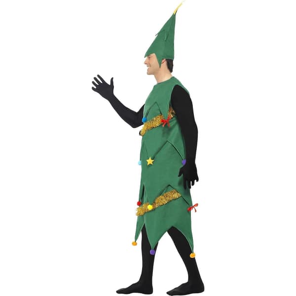 Unisex Vuxen Lyxig Julgransdräkt Set