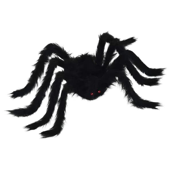 Halloween Spindel Dekoration 6 st Svart 75 cm