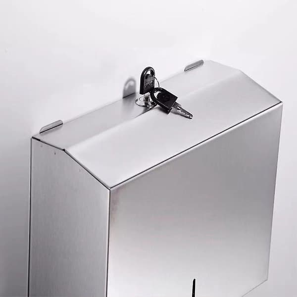 Håndkleholder i rustfritt stål, enkel installasjon, moderne, bred anvendelse, sterk