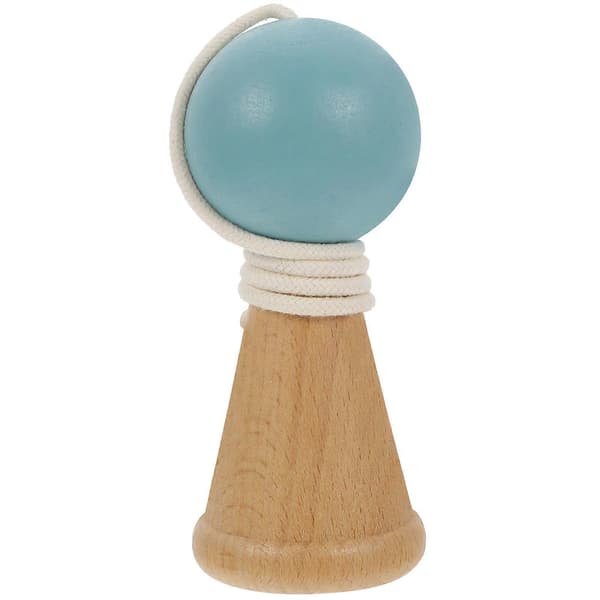 Blåt Træ Kendama Legetøj til Håndfærdighedslegetøj Koordinationsøvelse