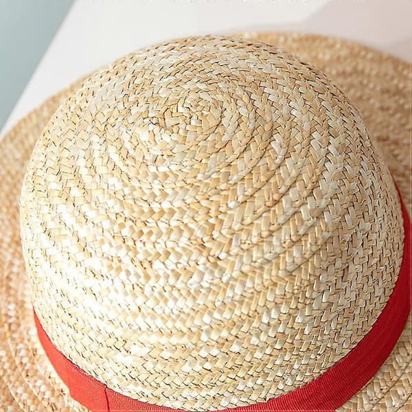 Luffy Stråhat Multifunktionel Anime Tegneseriefigur Solcreme Stråhat Cosplay Solhat til Voksne