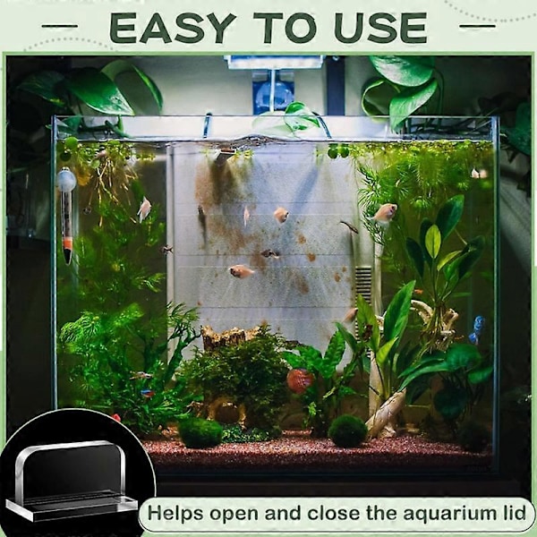 6 stk. klare akvarielåg håndtag Akvariedæksel håndtag til akvarium fisketank låg udskiftning