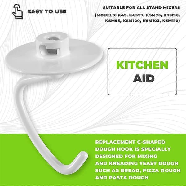 Dejkrogserstatning til KitchenAid 4.5 QT Rocker Mixere KSM90 og K45