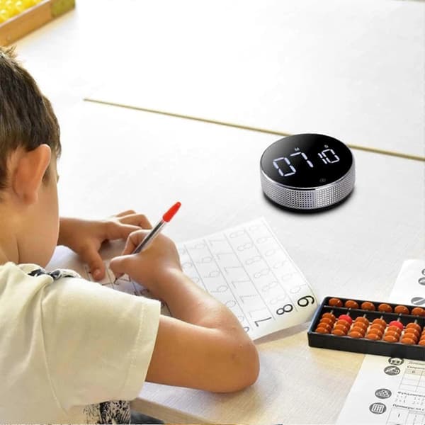 Smart Magnetisk Nedtellingstimer - Digital Rotasjonstimer