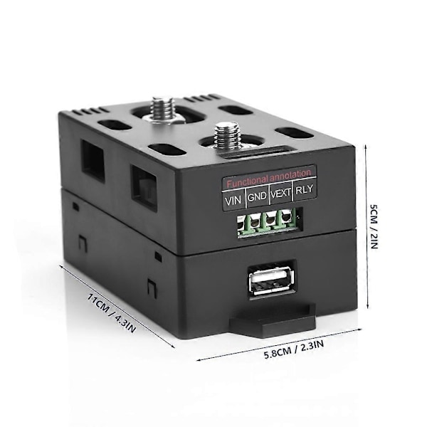 Trådlös Färg LCD-Skärm DC Spänningsmätare Strömmeter Wattmätare (VAT-1050, 0-50A 0-100V)
