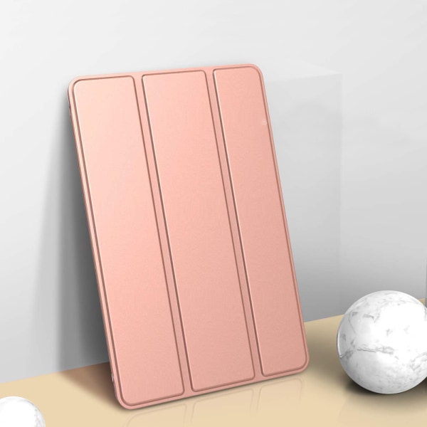 Smart Case kompatibel med iPad air 3 10,5\"\" Generation Smart Case Cover Genomskinlig Matt Bakre Magnetiskt Fodral-All rose gold