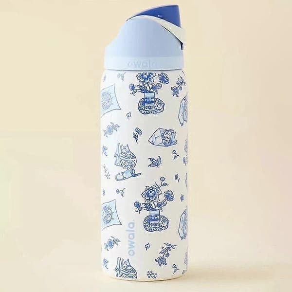 Freesip ruostumaton pullo 24/32oz Exclusive Edition Delft Cat T