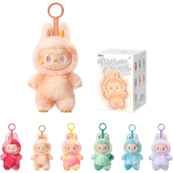 1-pack POP MART Rabbids Monster Spännande Macaroon Gosedjur, POP MART Kollektion Third generation blind box