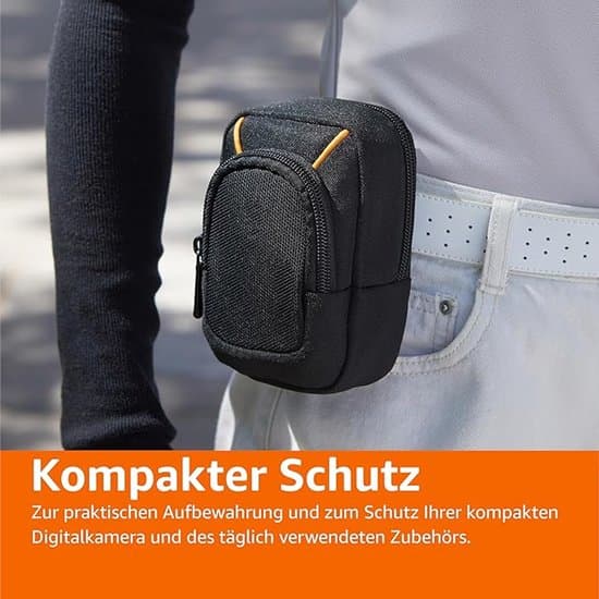 Camera Bag - Bag for Compact Cameras - Camera Bag for Small Digital Cameras - Crossbody Bag - Black
