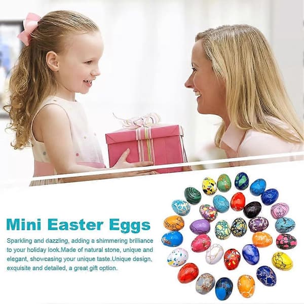 Grenseoverskridende Mini Påskeegg Påskehåndverkspynt Tilbehør Dekorasjon Dueegg Kyllingegg Fugleegg