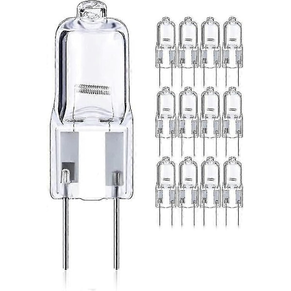 12 stk. 50W Gy6.35 / G6.35 Halogen Dæmpbar, 12V Bi-pin Base T4 G6.35 820lm