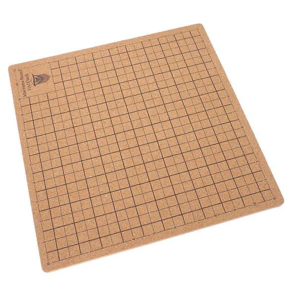 Holdbar Multi-træ broderitavle til DIY snorfletning og hækling, størrelse 14,5 x 11,5 tommer 30.00X30.00X1.00CM Multi