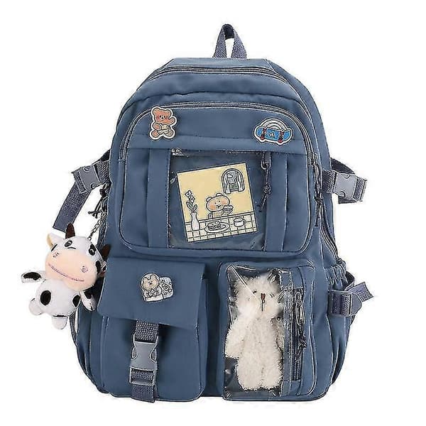 Backpack Kawaii School Bag With Pendant Small Backpack School Supplies High School Students School Bag