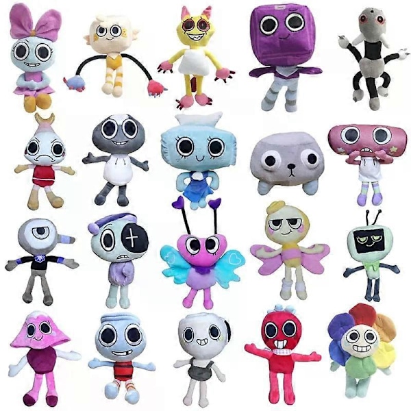 Gaibosi Dandy's World Plyschleksaker Söt Dandy World Scrap Gosedjur Skräckspel Goob Pebble Plysch Mjuk Kudde Barn Julklapp Dog
