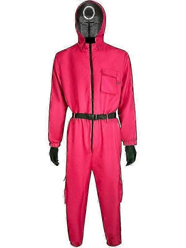 Squid Game 2 Vuxen Triangelvakt Jumpsuit