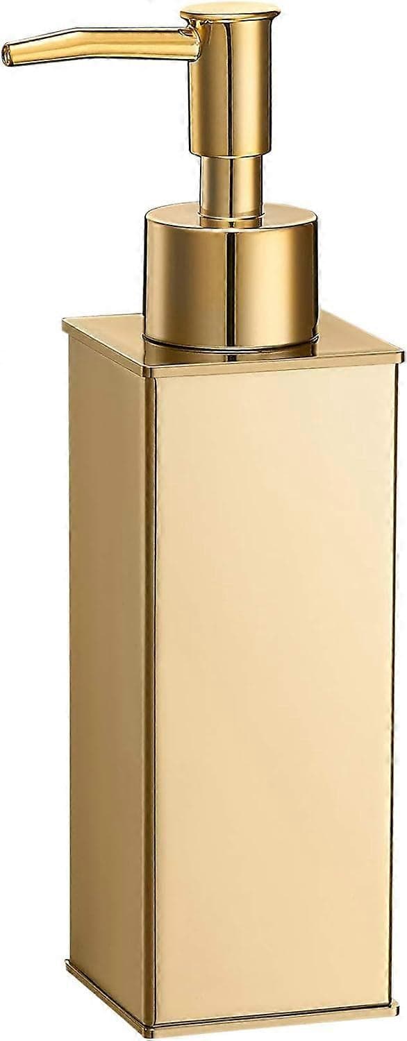 Stående sæbedispenser guld shampoodispenser til bruser, badeværelse, køkken