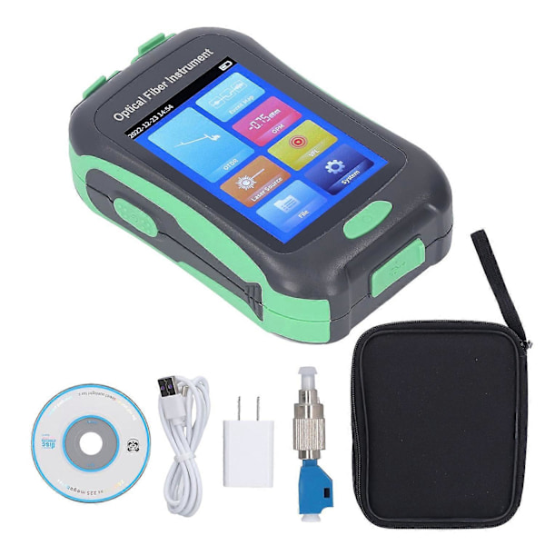 OTDR Fiber Optisk Tester 1550nm 20dB 6 i 1 3.5 tommer Multifunktionel OTDR Optisk Netværkstester