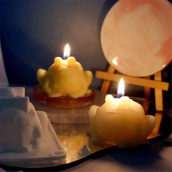 Genanvendelig silikone lysform frø aromaterapi duftlys epoxyharpiksform støbeværktøj til DIY lysfremstilling