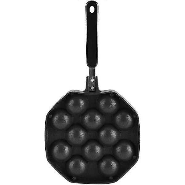 12 huller Blæksprutte Kødbolleform Nonstick Bageplade, til Blæksprutteboller/Pandekager, 33cm