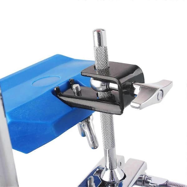 Jam Drum Block Latin Percussion Musikinstrument Plast med 3-sidig montering Mellanhög ton (Blå)