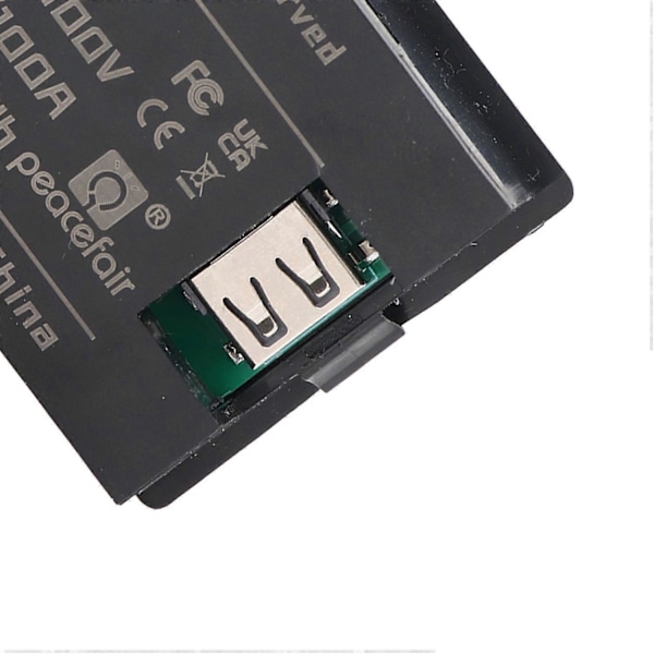 Batterimonitormätare DC Digital Voltmeter Amperemeter Effektmätare för 6.5‑100V Batteri med 100A Delare