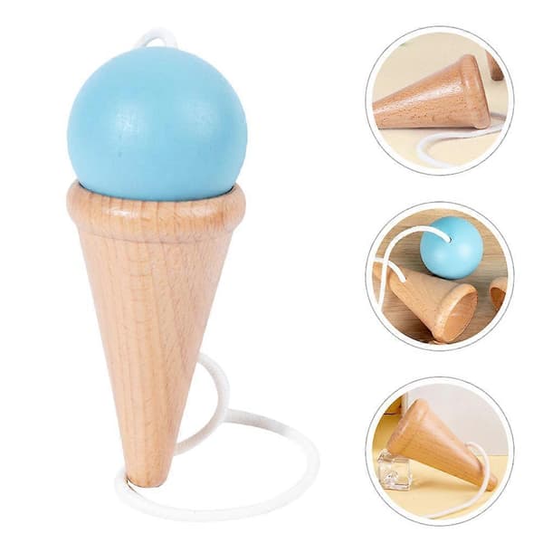 Kendama-leketøy i tre for håndferdighetstrening for barn