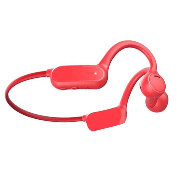 Trådlösa hörlurar med öppna öron Bluetooth 5.0 6D Audio HD Telefonsamtalslampor Sporthörlurar IPX4 Vattentäta löparhörlurar