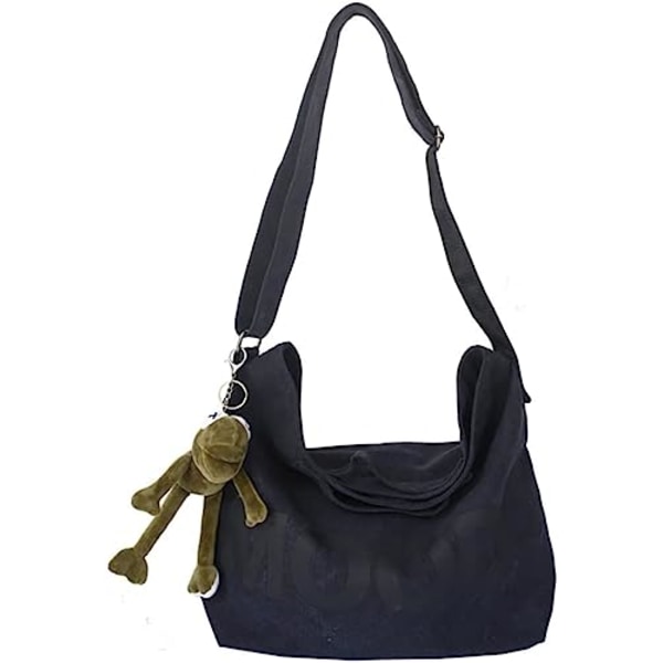 Canvas Messenger Vintage Väska Alt Emo Crossbody Väska Goth Punk Axelväskor Harajuku Grunge Handväska