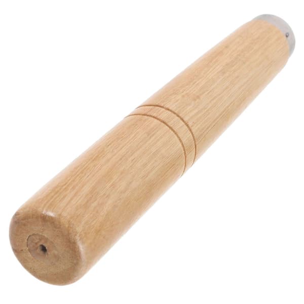 Replacement Handle for Pot Wood Firm Grip Replacement Accessory for Pots and Pans 16.5x2.5cm 1Set Beige