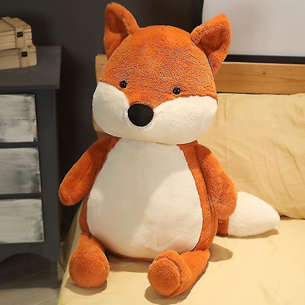 35-90cm Mjuk Fluffig Räv Plyschleksak Söt Tecknad Djur Räv Gosedjur Flickor Älskare Alla Hjärtans Dag Present Kawaii Soffdekor Kuddar 35CM