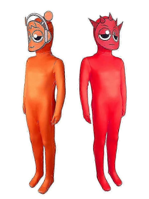 Sprunki Cosplay-asu Haalari Juhla-asu Bodysuit