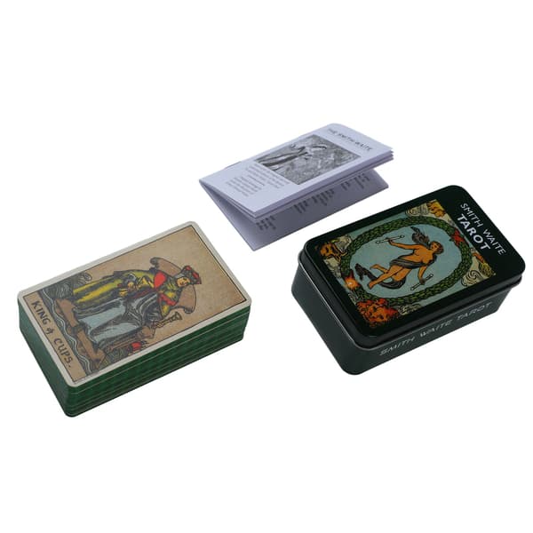 Tarot Deck for Beginners Gilded High Quality Iron Box with Guidebook Leisure Entertainment Game