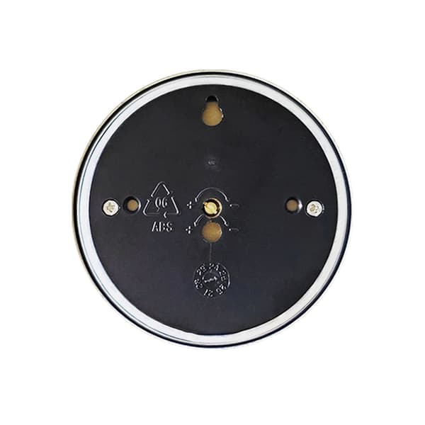 130 mm analogt barometer med termometer og hygrometer - 3-i-1 værstasjon gull
