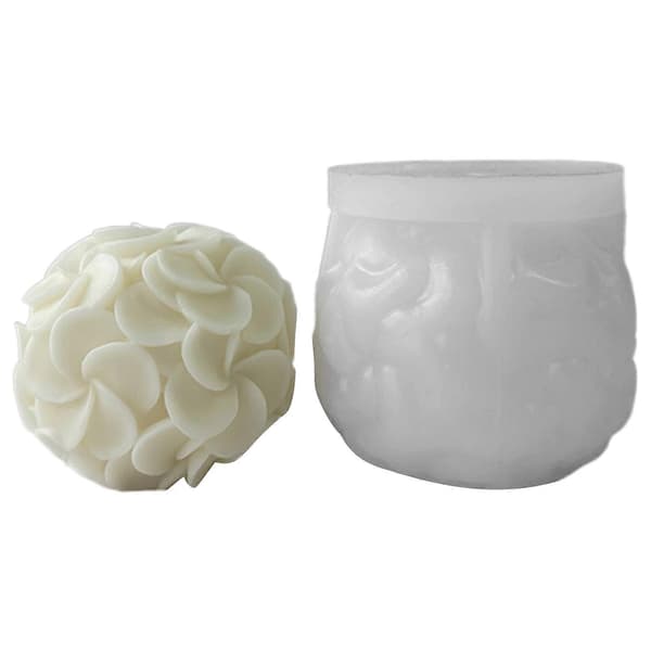 Silikone sæbeform Silikone lysforme Hortensia blomsterform Lerform Silikone sæbefremstillingsforme Silikonemateriale S
