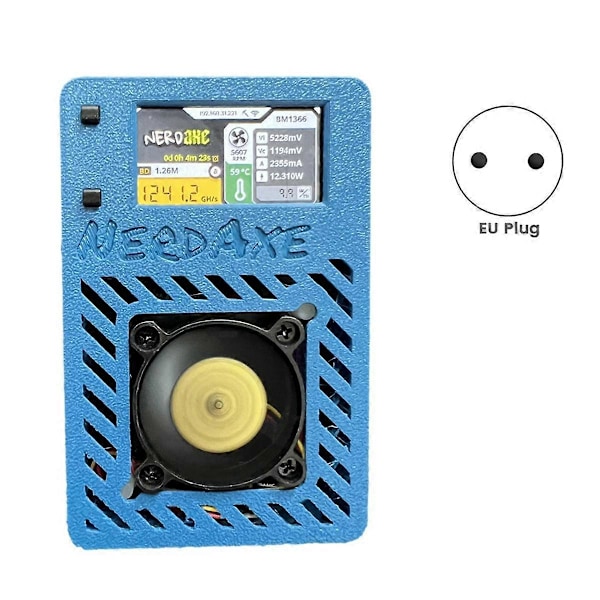 NerdAxe Miner Nerdminer 500Gh/S S19XP BM1366 ASIC Bitaxe Bitcoin Mini Miner 1.9 tum Display Lotteri