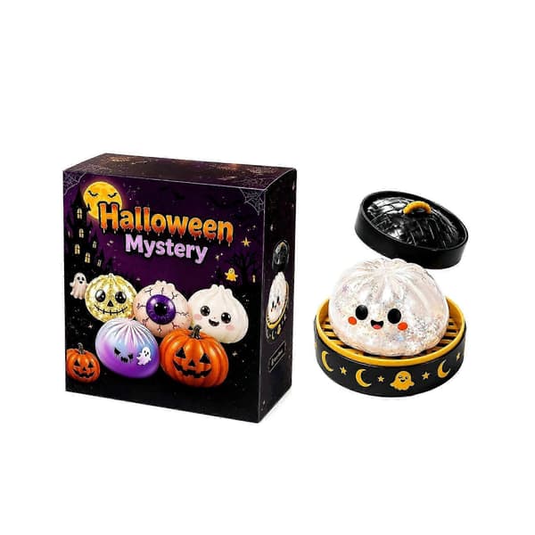 Blød Halloween Hoppebold Squishy Langsom Rebound Stressaflastende Figur