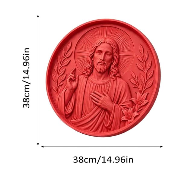 Genanvendelig silikoneform til havestier (Jesus1)