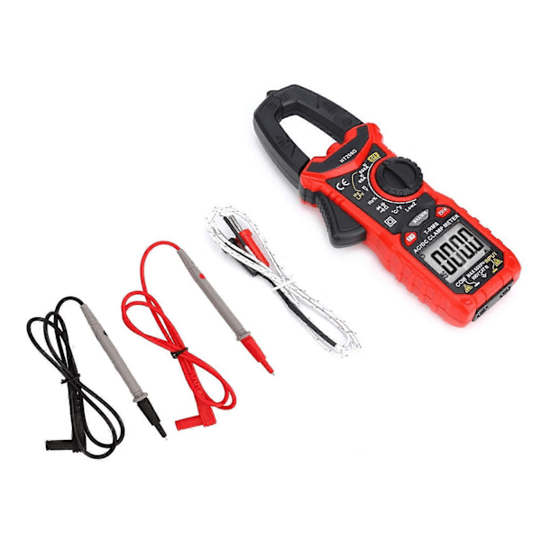 HT206 AC/DC Mini Digital Tangamperemeter til Måling af Spænding AC Strøm Modstand (HT206D)