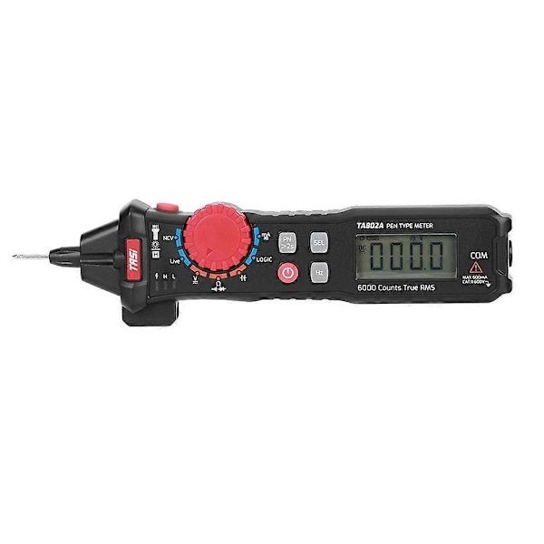 Fickpenna Multimeter Bärbar Mini Smart Digital Mätare Amperemeter TA802A Automatisk Identifiering