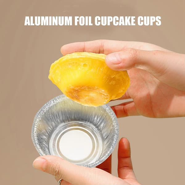 150 st muffinsformar i aluminiumfolie, engångsformar, ramekinformar