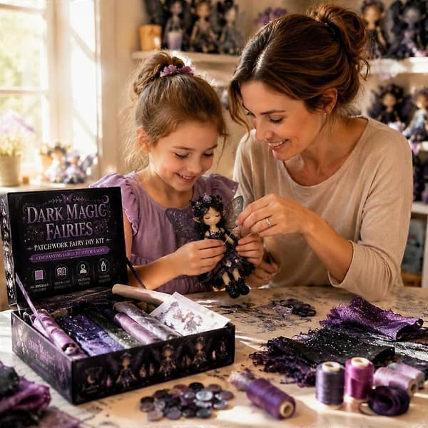 Fairy Patchworks Diy Collection Sjov Blomster-Fe Patchworks Syhåndværkssæt