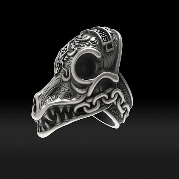 1st Morior Invictus Ring Herrringar Oxiderad Tro Smycken