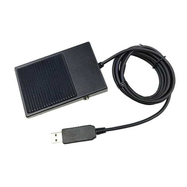 USB trippel fotbryterpedal musikk sidevender plugg inn videospilldatamaskin