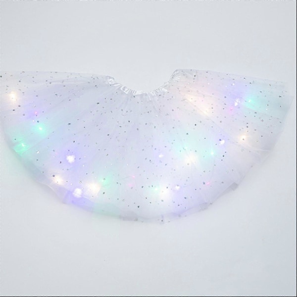 Tylli Hame Nainen LED Tutu Aikuinen Teini Tutu Juhla Baletti Tanssi Naamiaisasu Halloween Asu Gul