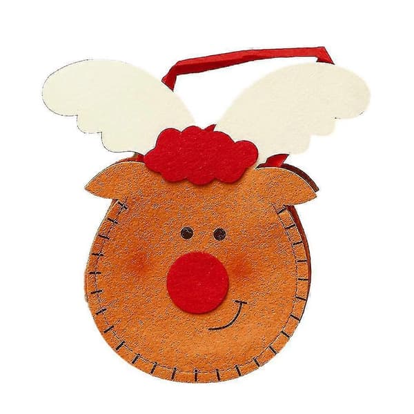 Slikpose Non-woven Juleæble Gavepose Juledekoration (1 stk)