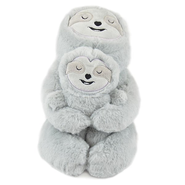 A2Z Lämpöpullo 750ML Pehmeä Pehmo 3D Eläin Fleece Päällinen Lämpöpullo Sloth