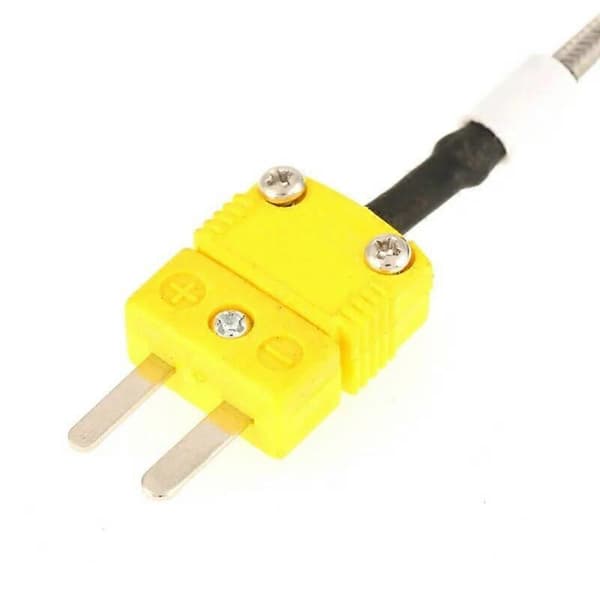 1250 C Grader Högtemperatursensor Gänga EGT Rostfri Sond K Typ 2m Termoelementrör Temperaturregulator