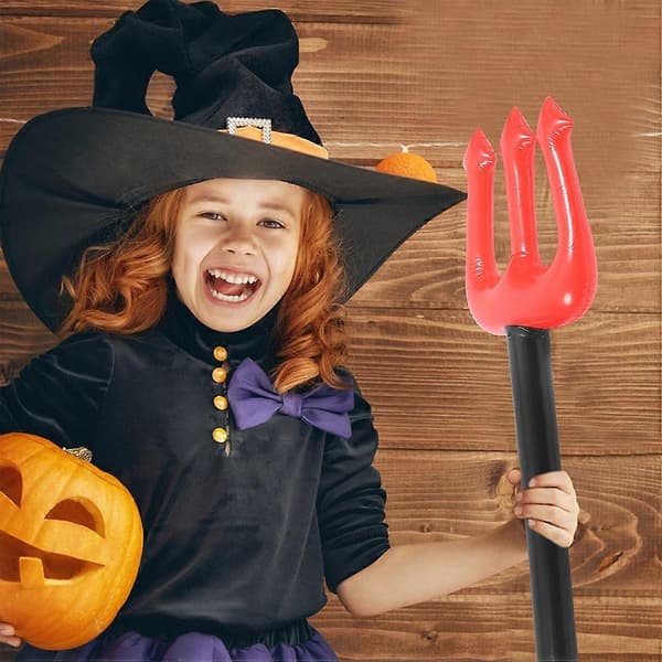 Oppustelig Dæmon PVC Rekvisit til Halloween 2 Stk Kostume