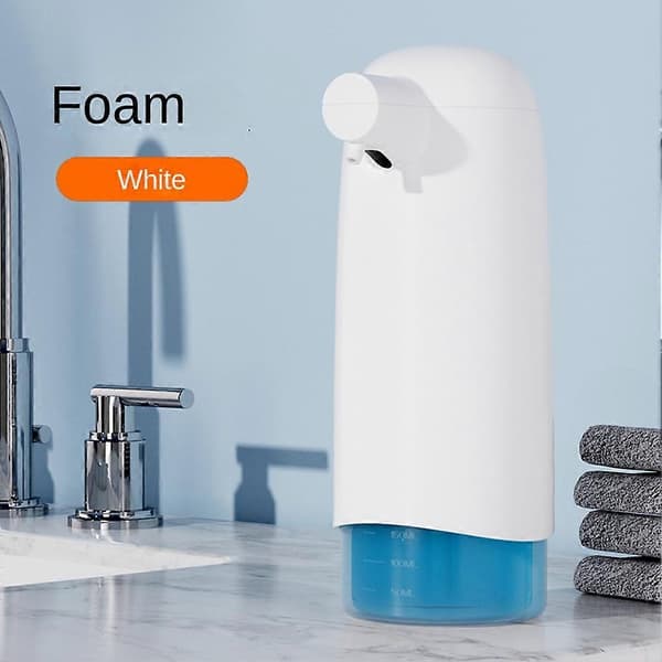 550ML Automatisk Flydende Sæbedispenser 3 Gear Genopladelig Sensor Skummende Sæbedispenser til Køkken Hotel Indkøbscenter Sort