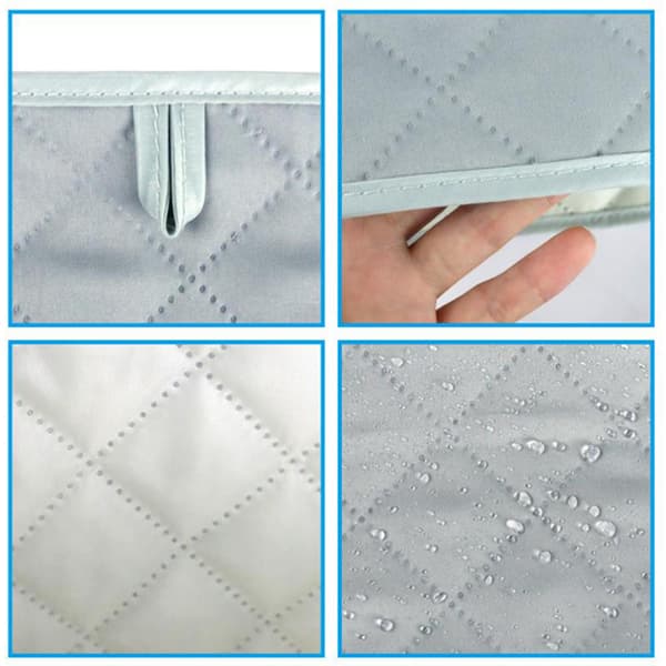 Toaster Dust Cover, Toaster Protector, 2/4-Slice Cover Rust Grey grey S